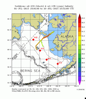 Salinity map